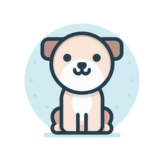 cute dog cartoon