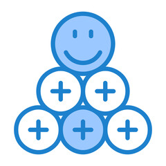 Obraz premium Positive Psychology Icon