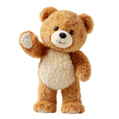 Adorable teddy bear waving hello!