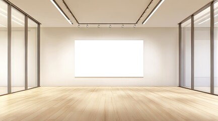 Empty modern gallery space (6)