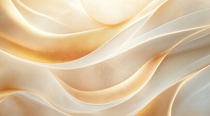 Obraz premium Soft, flowing, golden fabric