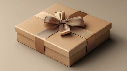 Sleek packaging box featuring magnetic closure and satin ribbon is elegantly opened showcase high end product inside, perfect for attracting premium clientele in online listings