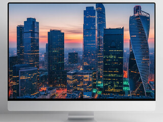 modern city skyline