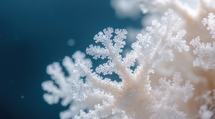 Close-up of delicate white coral branches (4)