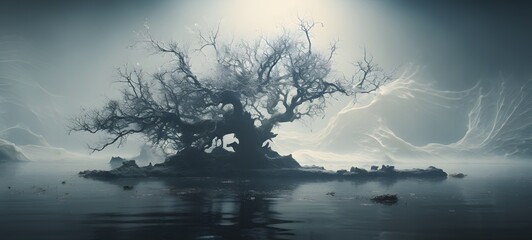 hawai Wireframe, photorealistic, cinematic,ai generative