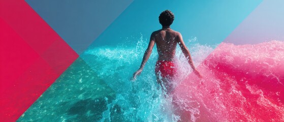 Authentic Summer Lifeguard Rescue Action Premium Clear Water Beach Safety for National Zookeeper Week and Fourth of July Marketing Campaigns