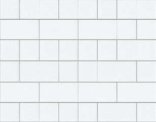 White tile background wall with white tiles for the interior of the kitchen or bathroom in the house...
4