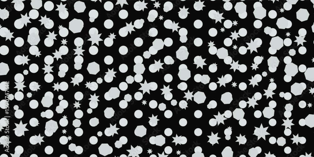 Aufkleber abstract modern background with polygonal seamless pattern