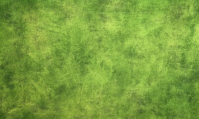 An abstract image featuring a textured, mottled green background with variations in shade and saturation, creating a sense of depth and unevenness