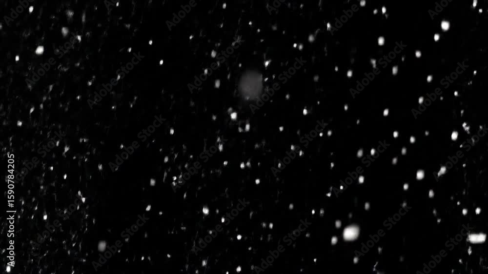 Poster dynamic overlay of sparkling white particles on a dark backdrop for seamless integration