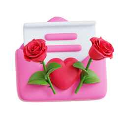 Valentine Invitation 3D Icon