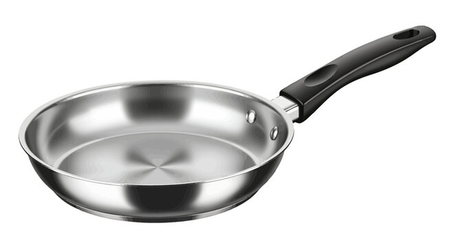 Stainless Steel Frying Pan Kitchen Cooking Utensil for Preparing Meals