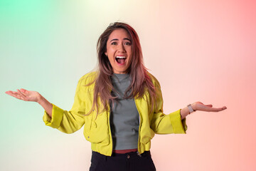 Happy young woman