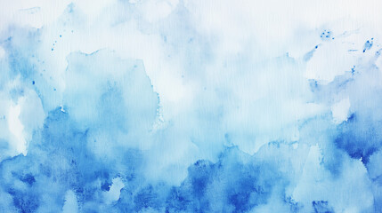 Fototapeta premium Blue abstract watercolor background for textures backgrounds. Watercolor texture background
