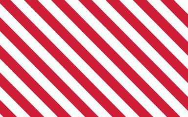 Diagonal red and white stripes pattern abstract background silhouette