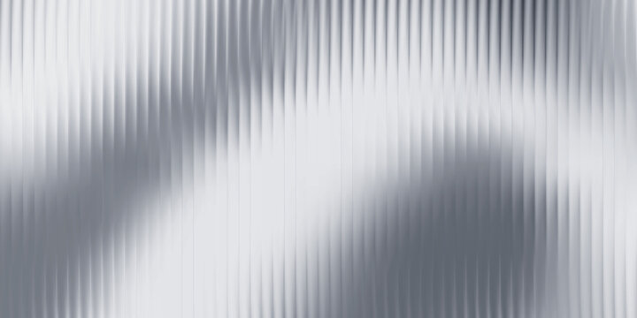 Monochrome waves with transparent vertical layering and soft opacity shifts. Abstract distorted glass effect, minimal and textured in grayscale palette. Vector illustration for futuristic design