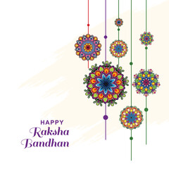 Happy raksha bandhan celebration card background