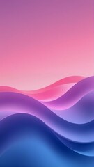 Abstract Waves of Color A Gradient of Blue, Purple, and Pink for Modern Backgrounds and Designs