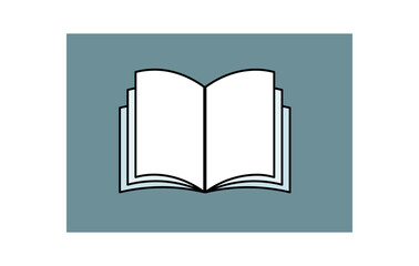 open book vector illustration