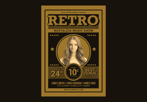 Retro Music Flyer