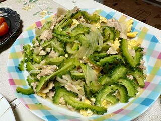 おうちごはんゴーヤーチャンプル