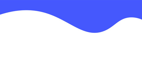 Separator, header, modern wave divider shape illustration