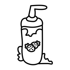 Soap Pump Bottle with Candy Decor