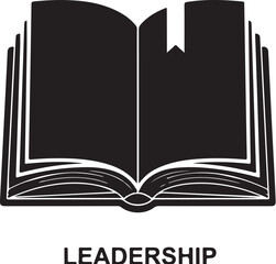 Open Book Symbolizes Leadership and Knowledge Cultivation The Act of Leading Through Education and Self Improvement Concepts