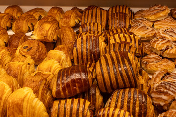 Bakery goods with lots of chocolate