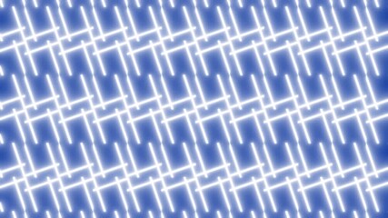 Blue background with white neon crosses suitable for religious events or spiritual concept designs. Luminous and serene graphic element.