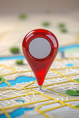 3d map with pin
