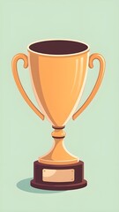 Fototapeta premium gold trophy cup