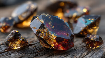 close up of a stone bracelet