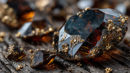 close up of a stone bracelet