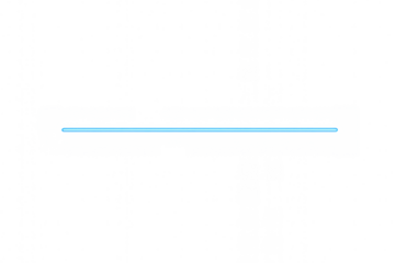 Neon light beam glowing sideways, illuminating transparent surface with vivid electric color gradient