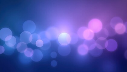 Dreamy Abstract Circle Light Effect with Bokeh
