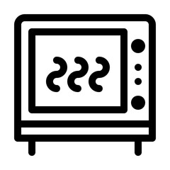 Appliances Line Icon, Home Equipment