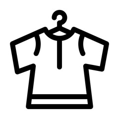 Clothing Line Icon, Fashion Category