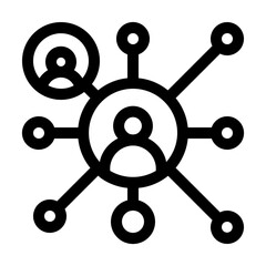 Communication Flow Icon, Organizational Structure Use Case