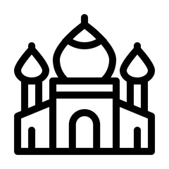 Culture Line Icon, Religion Category