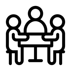 Remote Team Brainstorm Icon, Collaboration Use Case