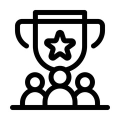 Team Motivation Icon, HR & Employee Support Use Case