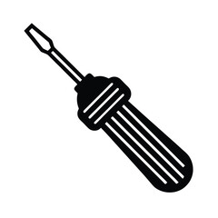 Screwdriver Outline Vector Illustration