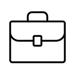 Obraz premium Briefcase Outlined Icon Vector Illustration