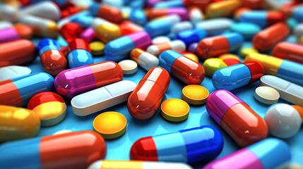 An eclectic mix of medications showcasing the spectrum of pharmaceutical options available.