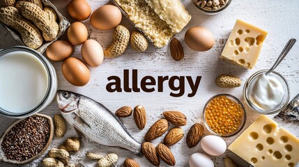 Identifying major allergy-causing foods like nuts and dairy.