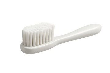 Close-up of a toothbrush emphasizing the importance of daily dental care, set against a transparent background