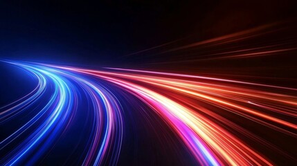 Visual representation of optical cables enhancing internet speed. 