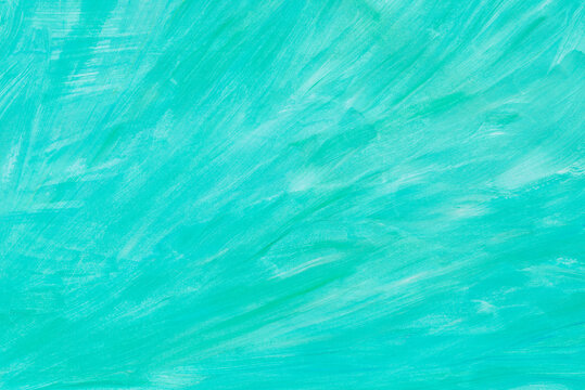 turquoise painted on paper background texture