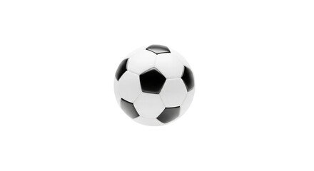 Fototapeta premium Classic soccer ball, isolated on a transparent background